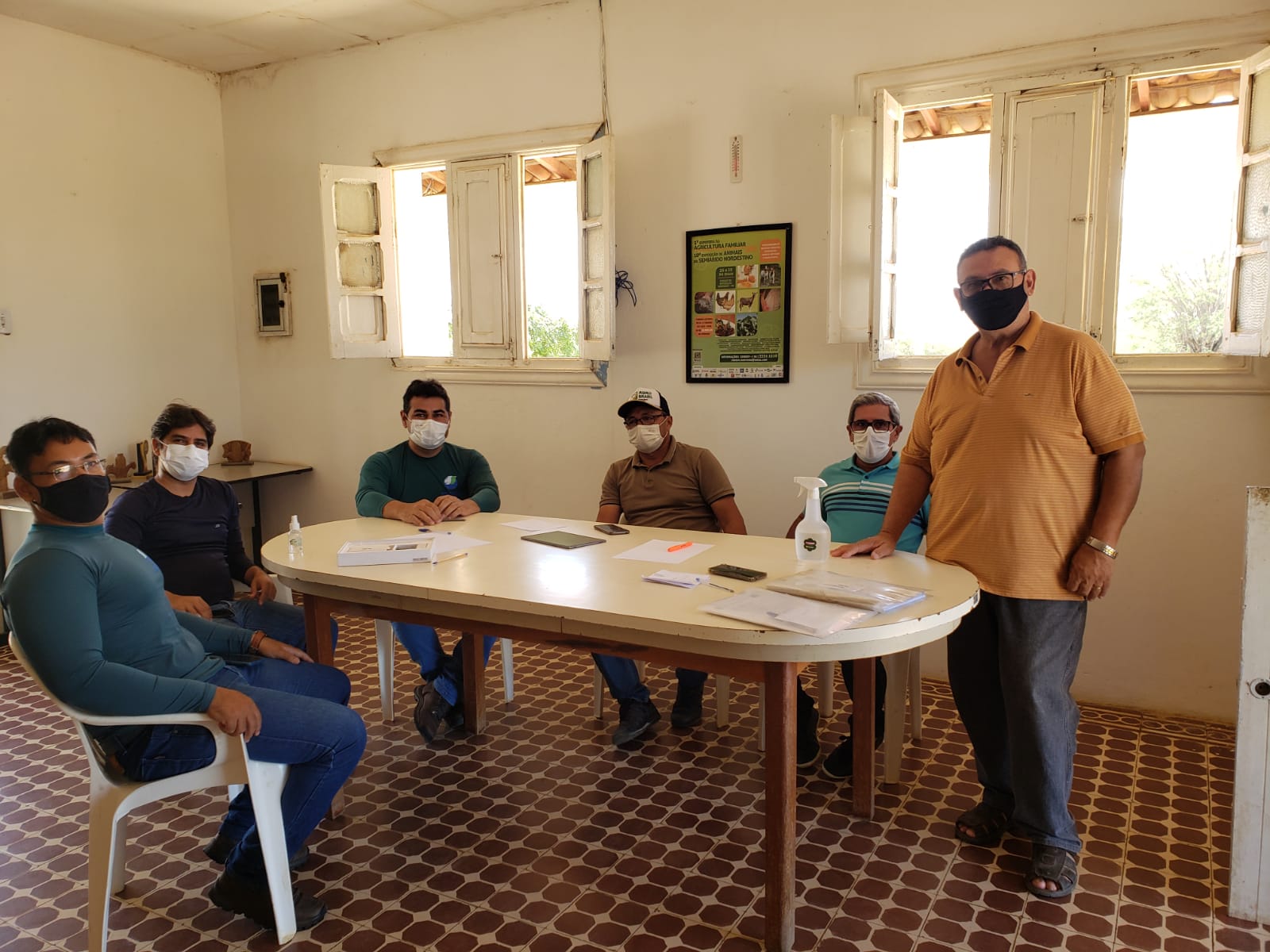 Secretaria de Agricultura de Monteiro recebe visita de técnicos da Sudema para planejar a recuperação do Leito do Rio Paraíba