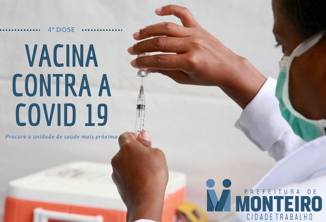 Secretaria de Saúde de Monteiro dá início a vacinação da 2ª dose de reforço contra a Covid