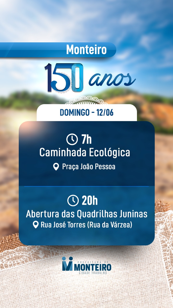 TURISMO: Monteiro realiza I Passeio Ecológico em pontos da Rota Cariri Cultural neste domingo (12)