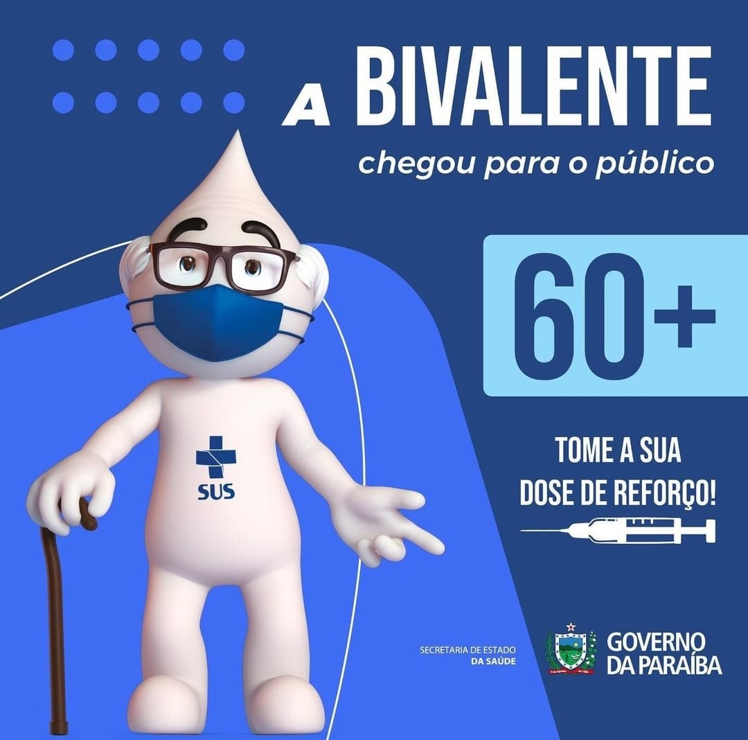 Secretaria de Saúde de Monteiro vacina idosos com 60 anos ou +  e imunossuprimidos a partir de 12 anos